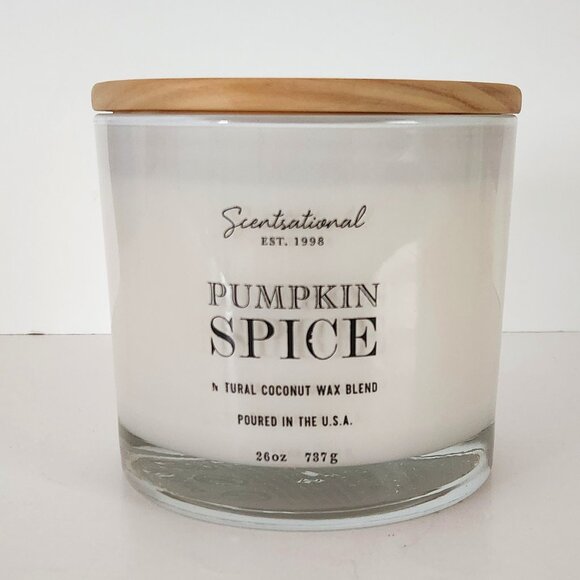 Pumpkin Spice Candle 3-Wick Large - Picture 1 of 5